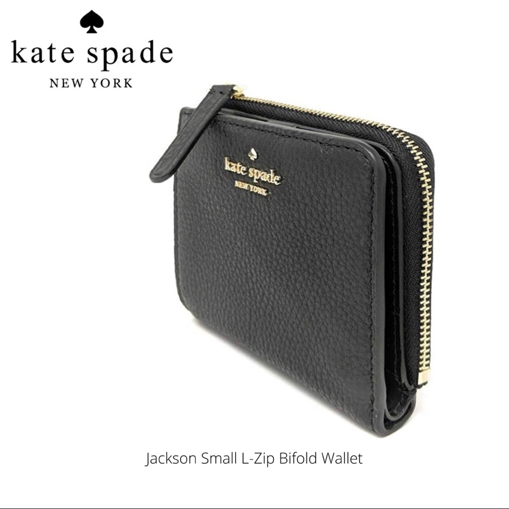 NWT  Kate Spade Jackson Small L-Zip Billfold